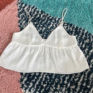 Aritzia (little moon) cropped blouse - size xs